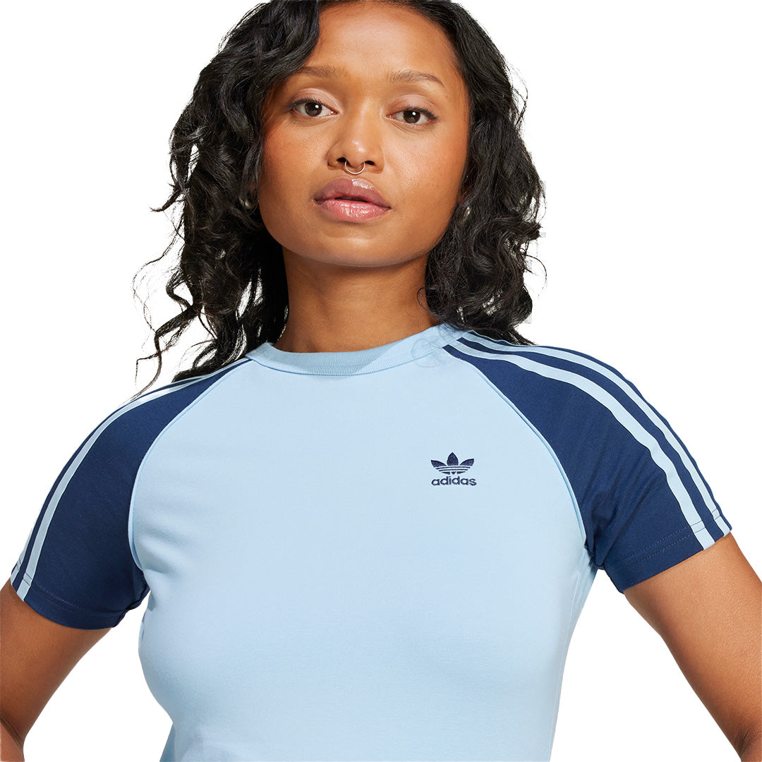 adidas Women 3-Stripes Slim Tee | JD0836