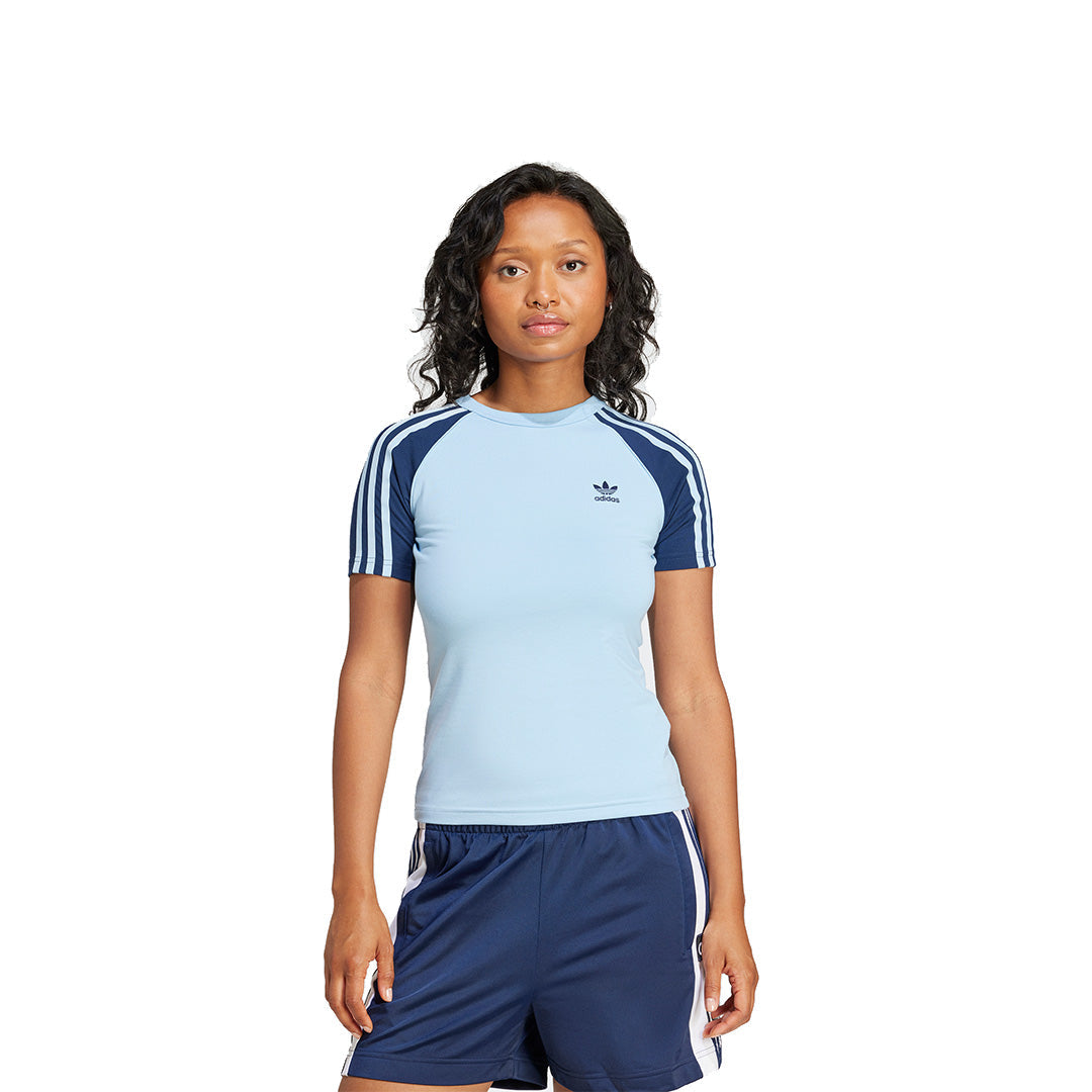 adidas Women 3-Stripes Slim Tee | JD0836