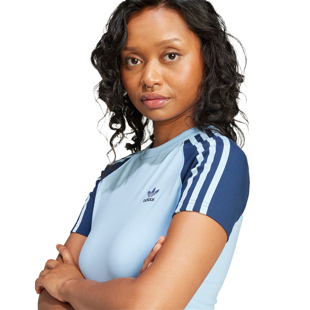 adidas Women 3-Stripes Slim Tee | JD0836