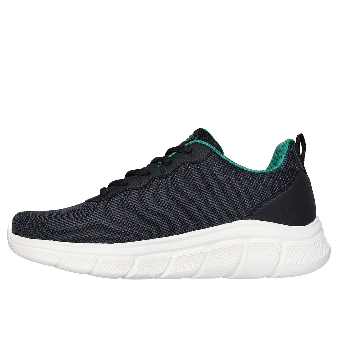 Skechers Men Bobs B Flex - Icy Edge | 118109BLK