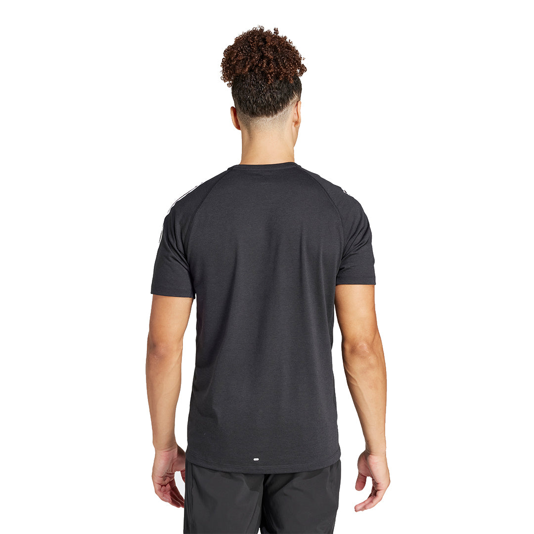 adidas Men Own The Run Excite 3-Stripes Tee | IQ3834