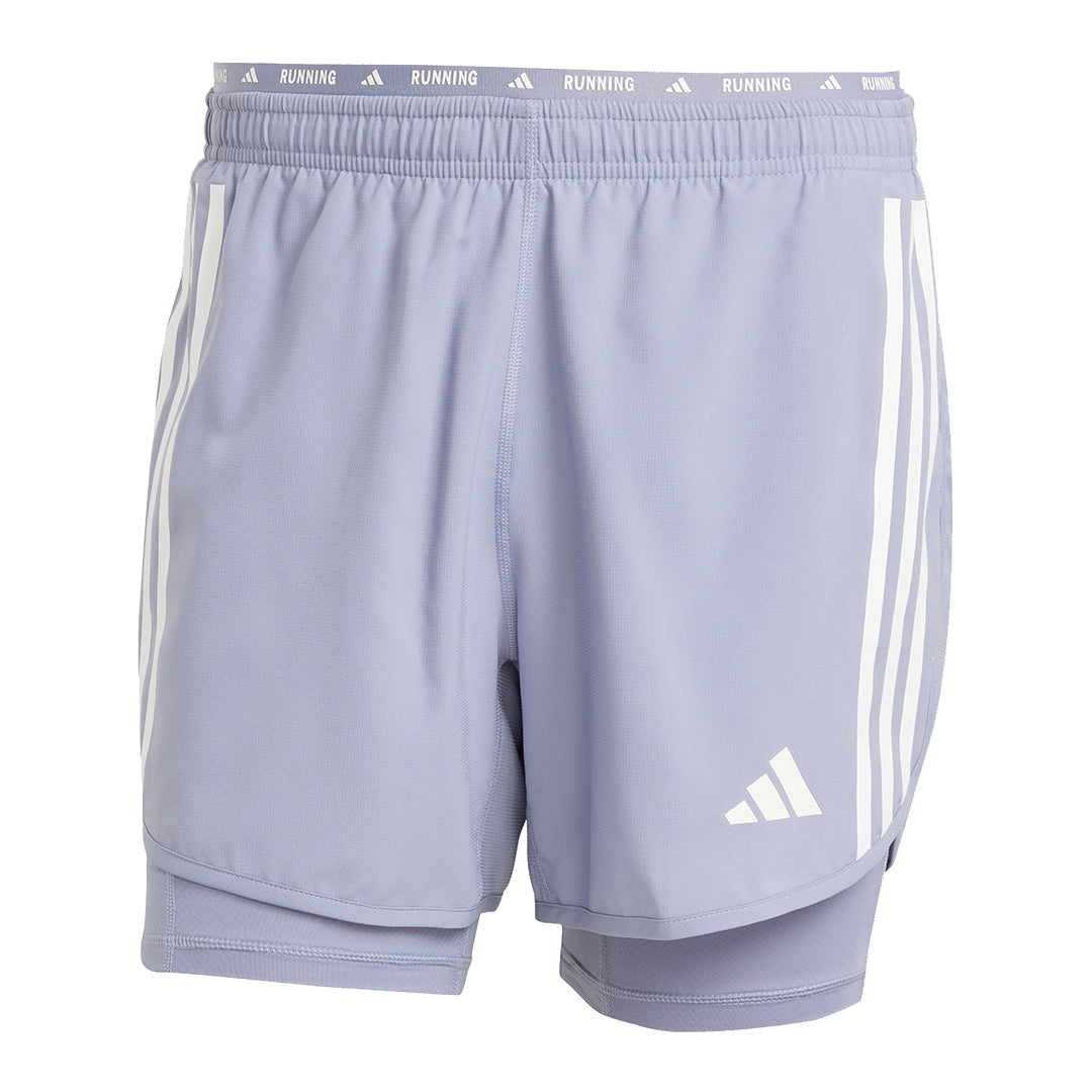 adidas Men Own The Run Excite 3-Stripes 2-In-1 Shorts | JD2321