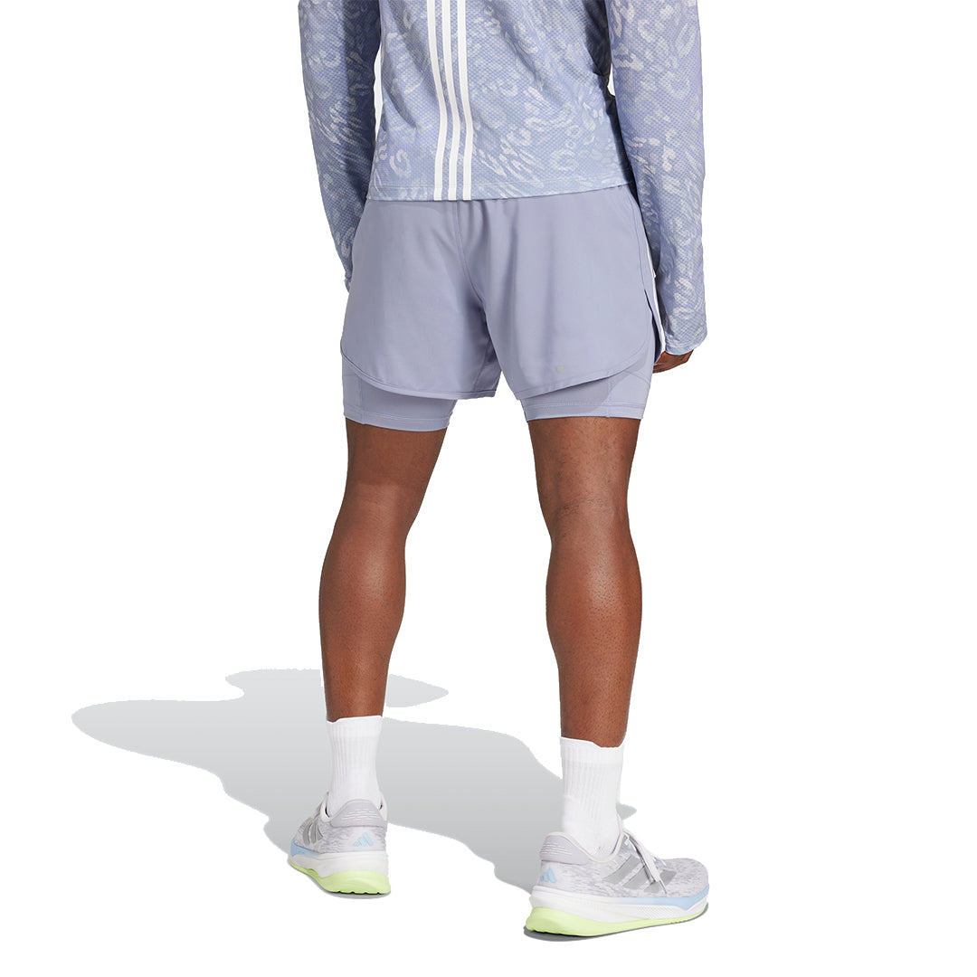adidas Men Own The Run Excite 3-Stripes 2-In-1 Shorts | JD2321