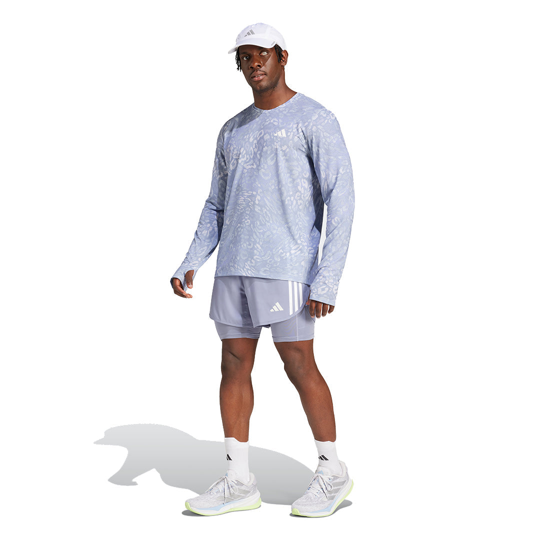 adidas Men Own The Run Excite 3-Stripes 2-In-1 Shorts | JD2321