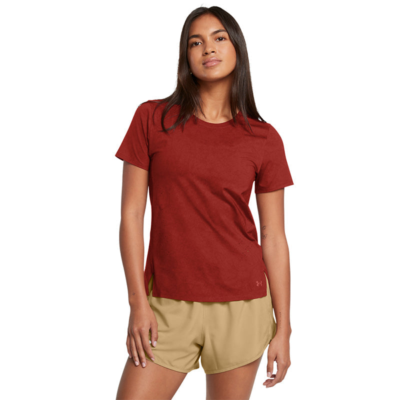 Under Armour Women Launch Elite Printed Short Sleeve | 1383365-840