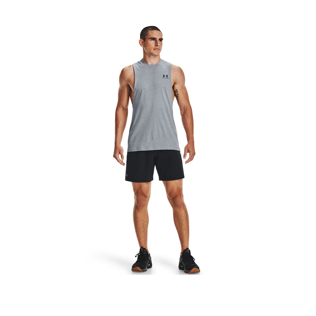 UA Men Left Chest Cut Off Tank | 1329286