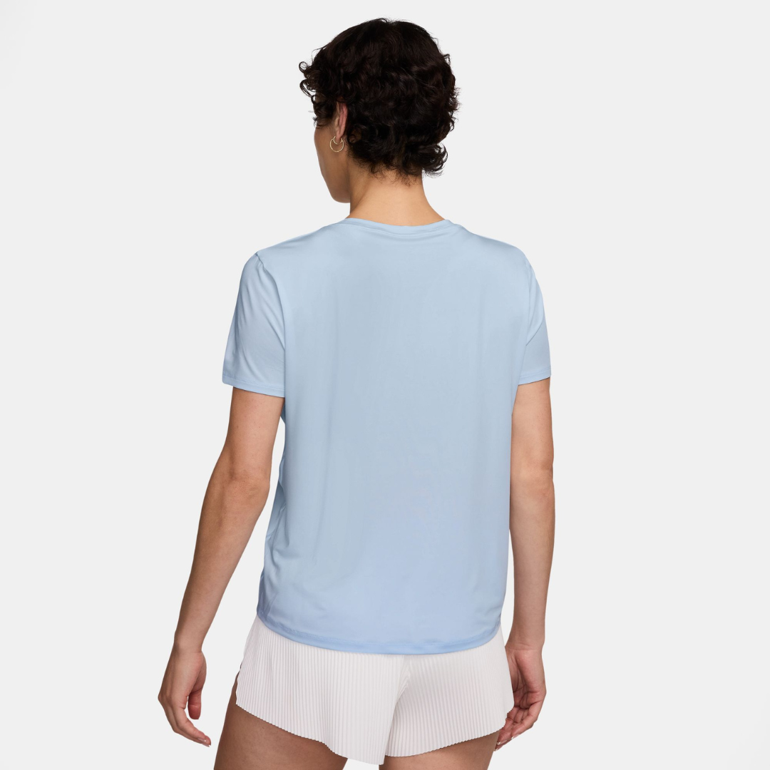 Nike Women One Swoosh Dri-Fit Short-Sleeve Running Top | HJ2205-423