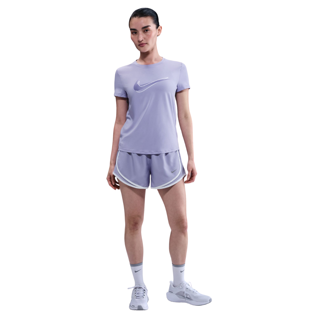 Nike Women One Swoosh Dri-Fit Short-Sleeve Running Top | HJ2205-533