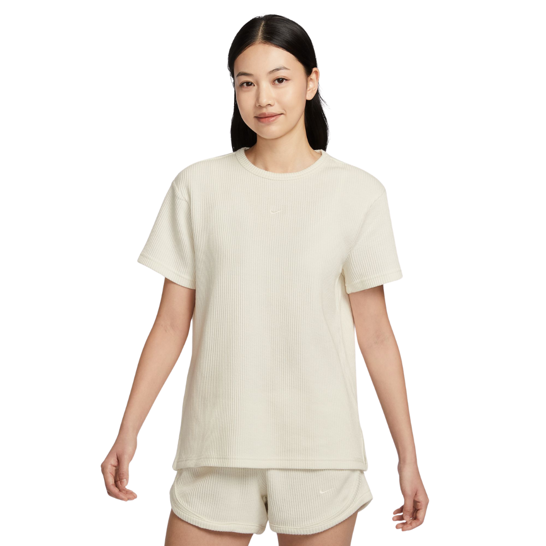 Nike Women Sportswear Chill Waffle Loose Short-Sleeve Top | HJ3839-133