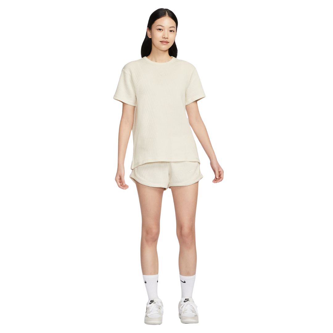 Nike Women Sportswear Chill Waffle Loose Short-Sleeve Top | HJ3839-133