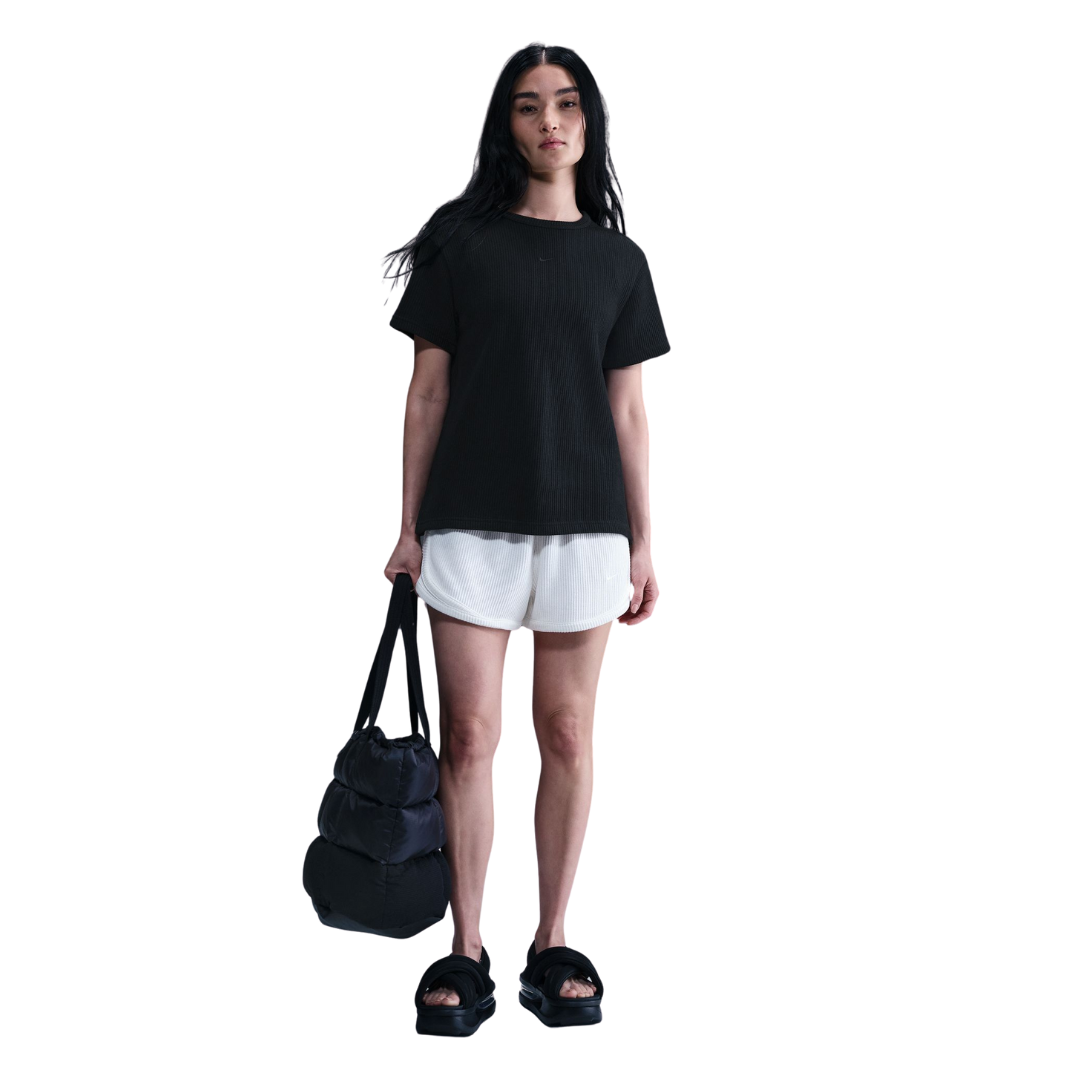 Nike Women Sportswear Chill Waffle Loose Short-Sleeve Top | HJ3839-010