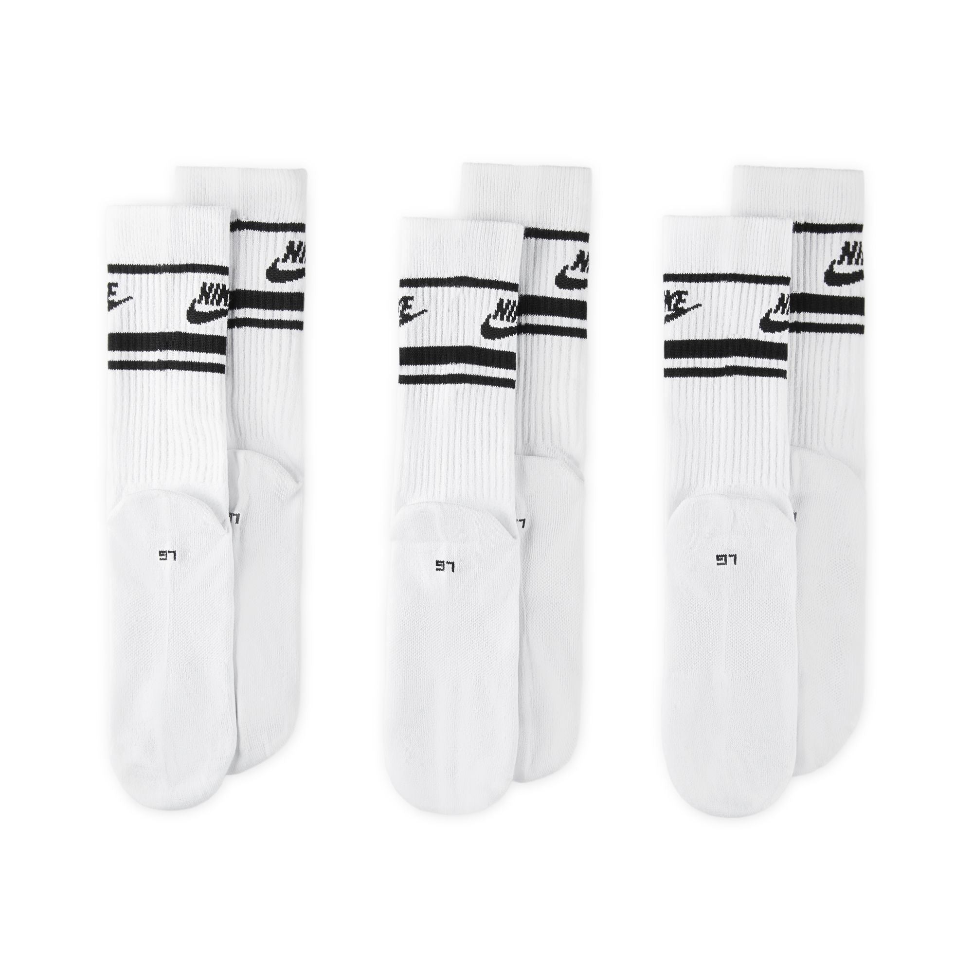 Nike Sportswear Dri-FIT Everyday Essential Crew Socks (3 Pairs) | DX5089-103