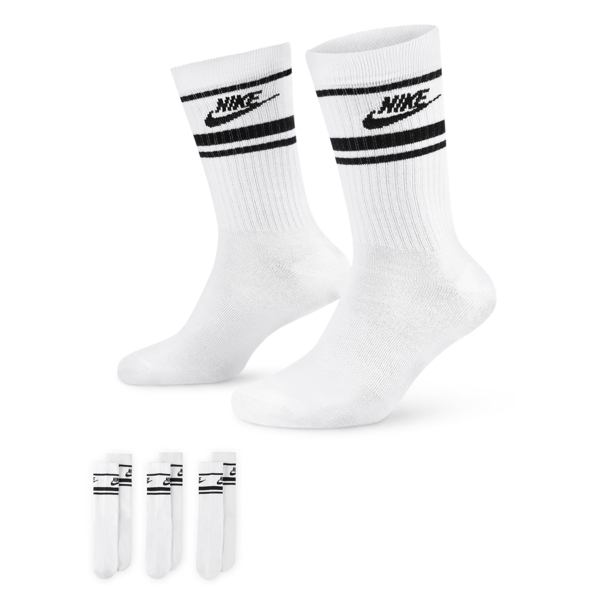 Nike Sportswear Dri-FIT Everyday Essential Crew Socks (3 Pairs) | DX5089-103