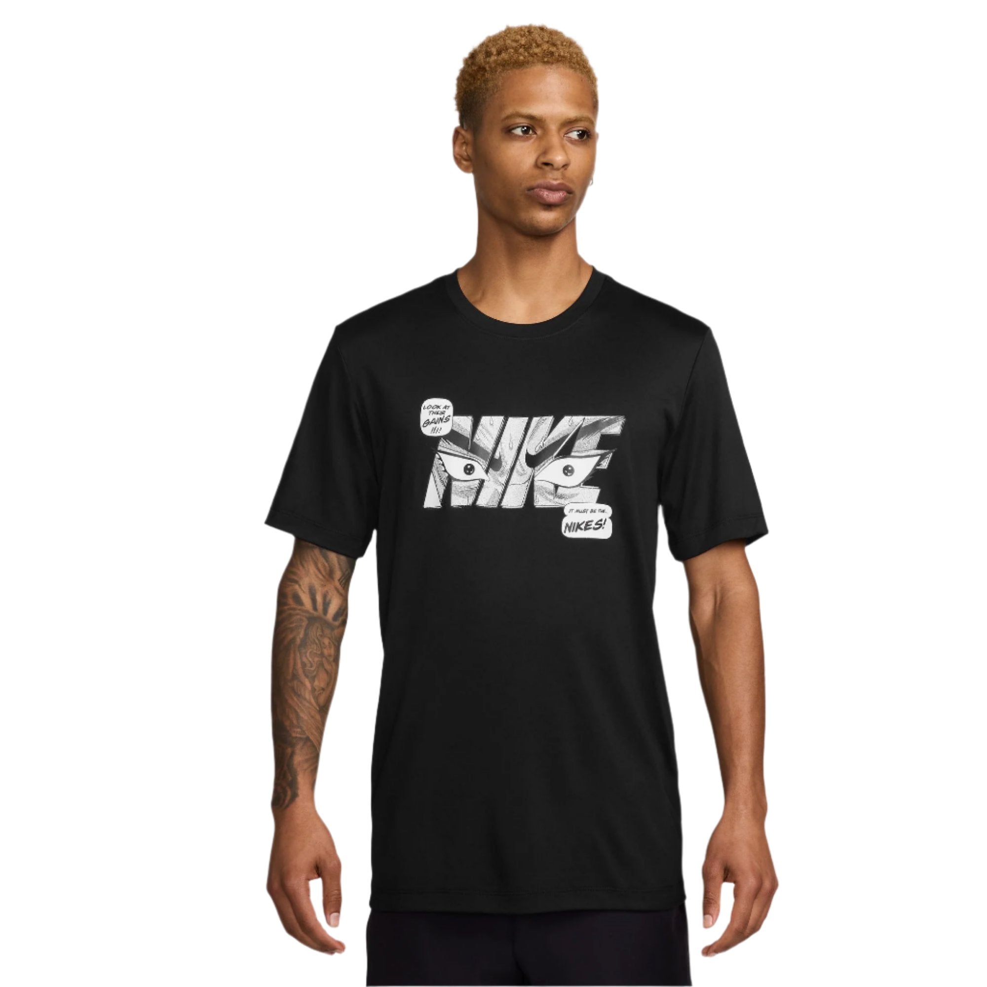 Nike Men Dri-FIT Fitness T-Shirt | HF6145-010