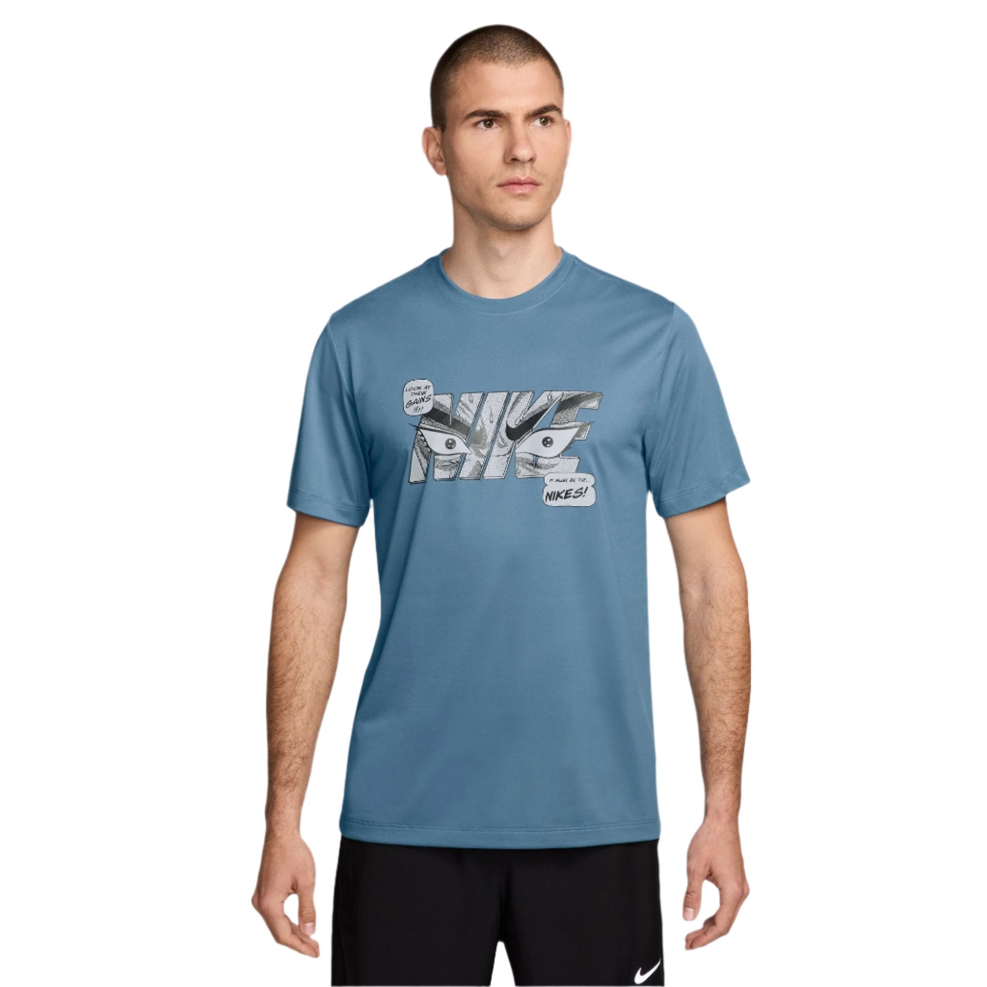 Nike Men Dri-FIT Fitness T-Shirt | HF6145-429