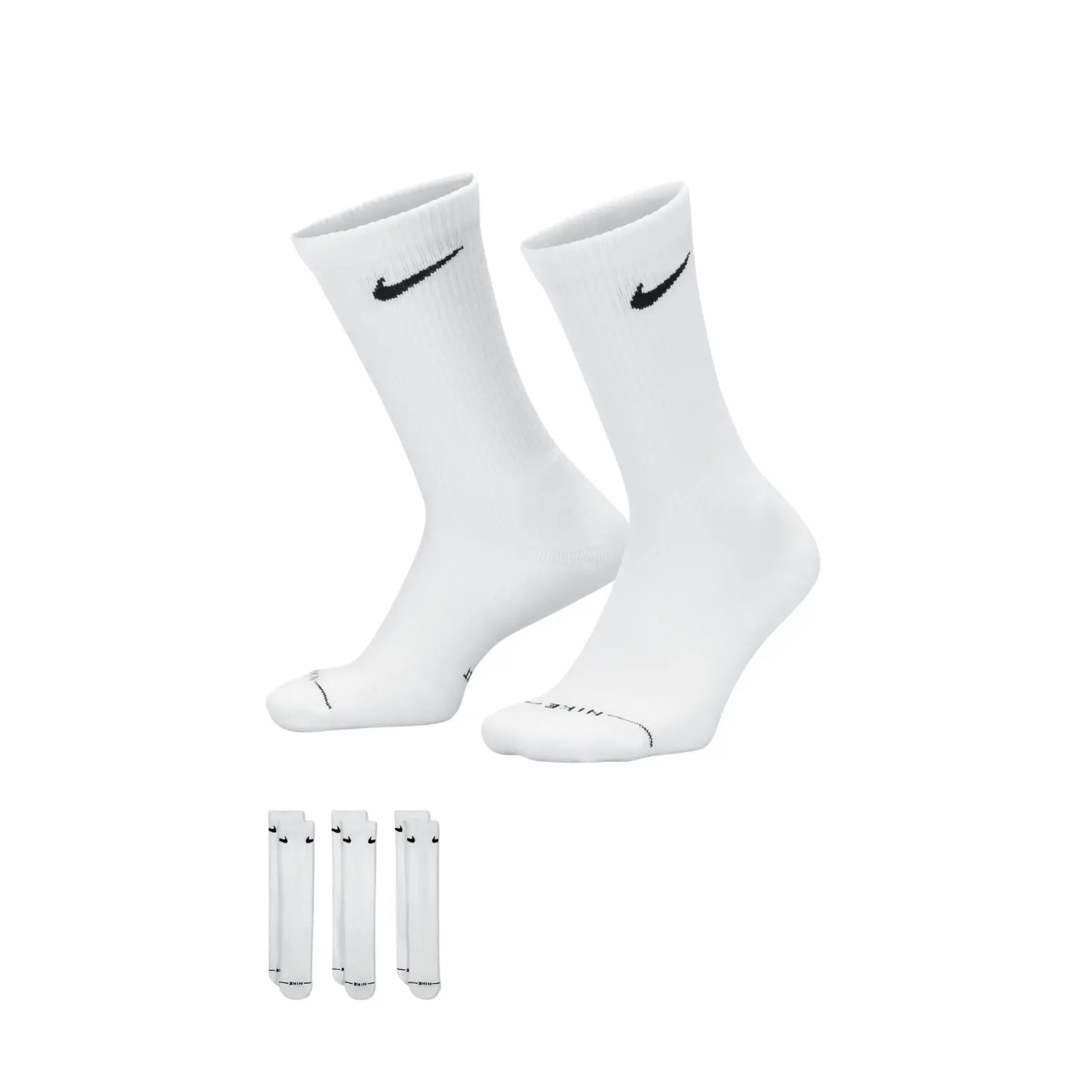 Nike Unisex Everyday Elevated Crew Socks (3 Pairs) | HQ4335-901