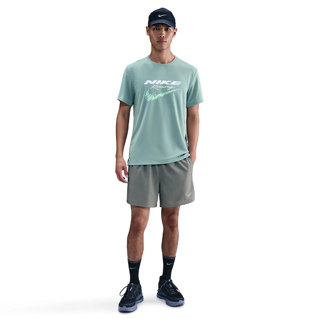 Nike Men Miler Dri-FIT UV Running Top | HV2136-017
