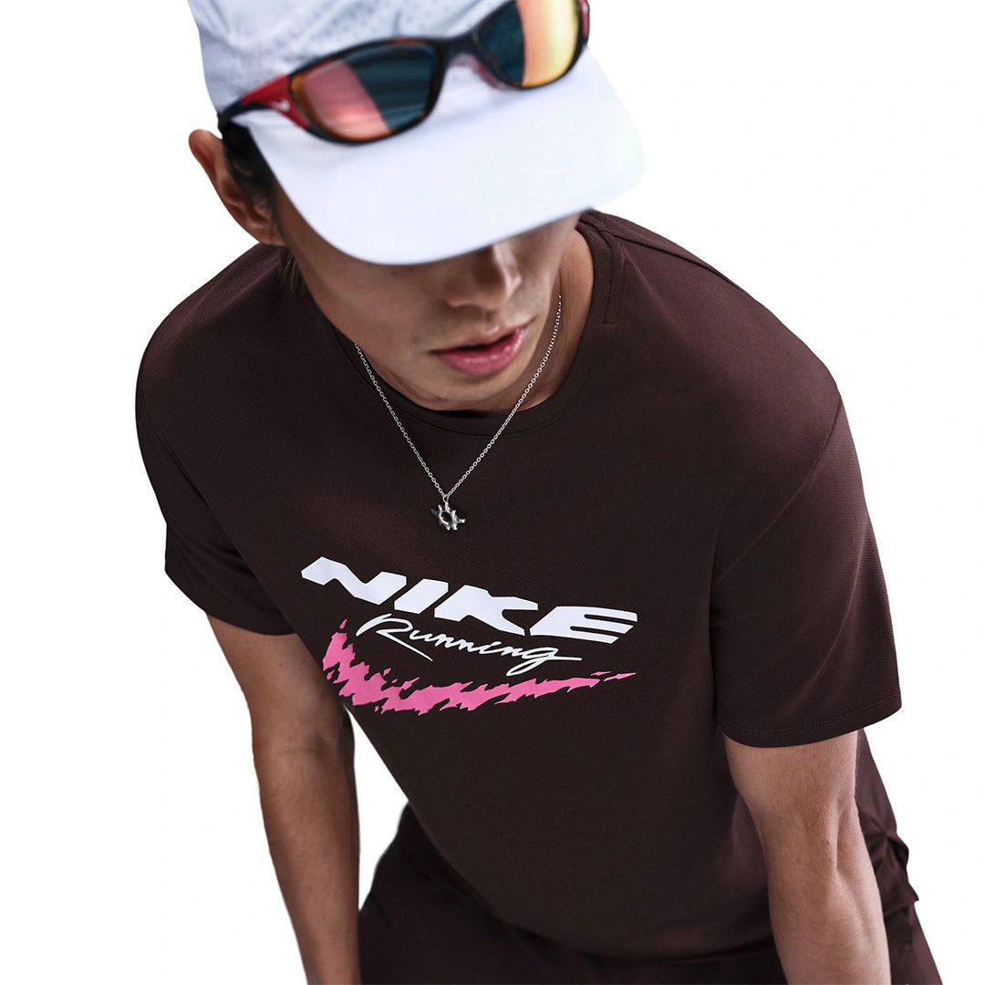 Nike Men Miler Dri-FIT UV Running Top | HV2136-652