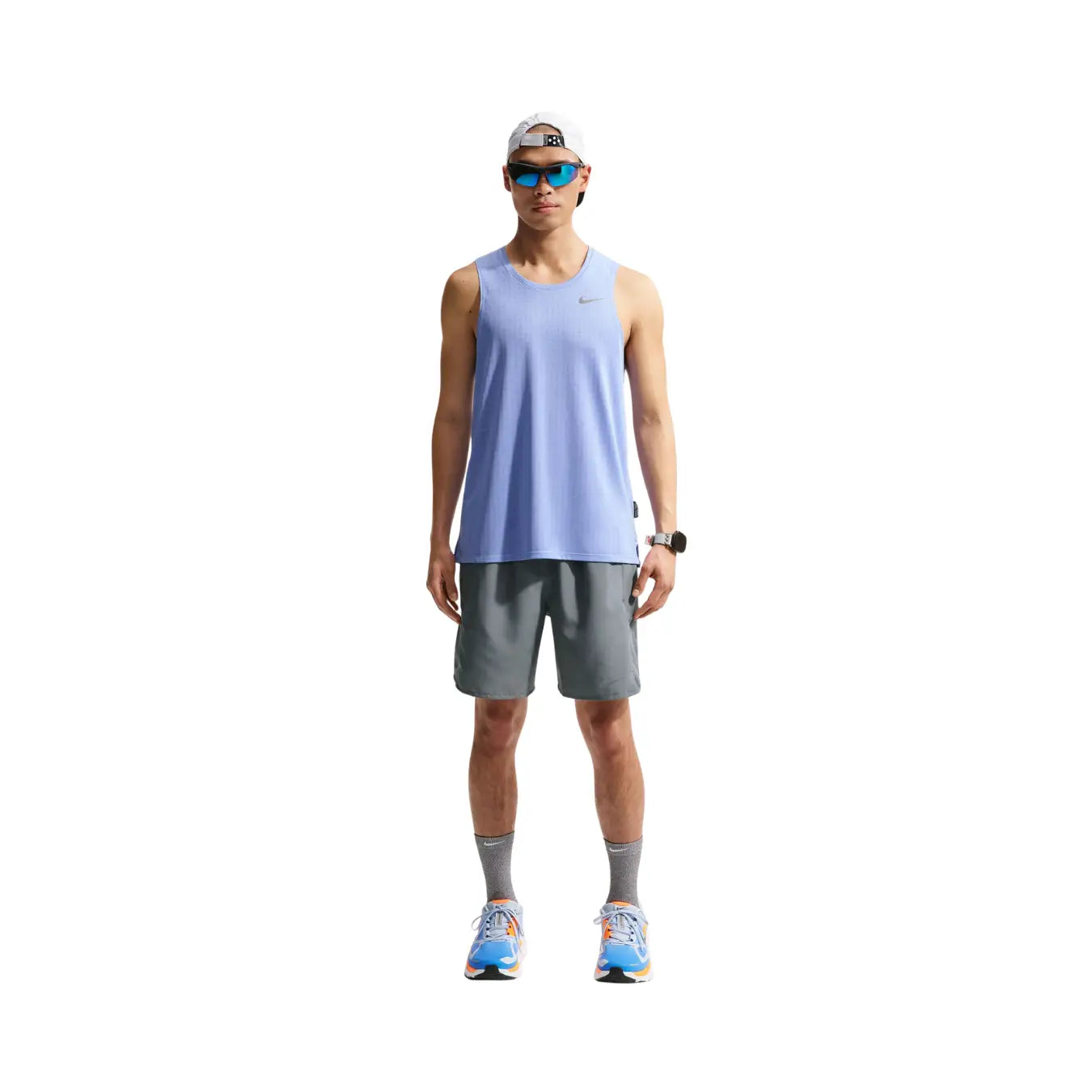 Nike Men Miler Dri-FIT 7 Brief-Lined Running Shorts | IF2071-084