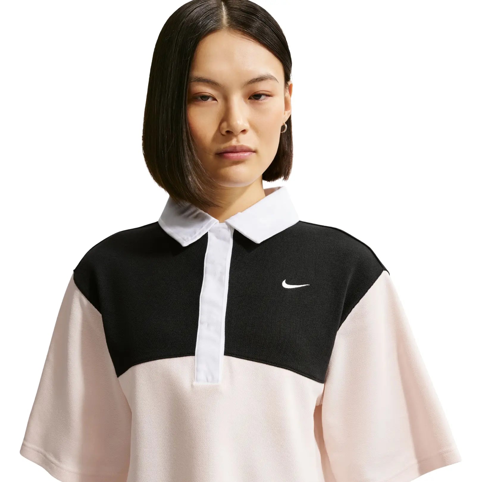 Nike Women Sportswear Oversized Short-Sleeve Polo | IF5599-011