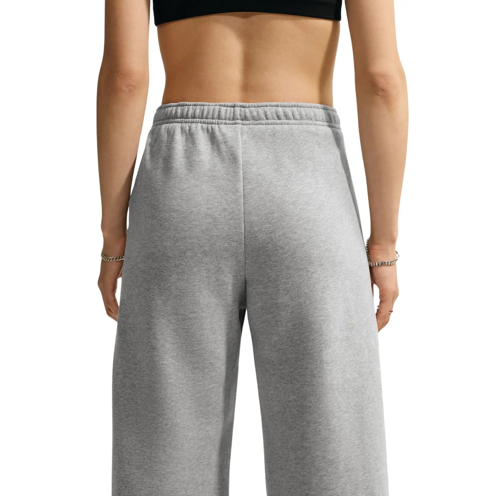 Nike Women Studio Fleece Medium Weight Mid-Rise Wide-Leg Pants | IM8103-063