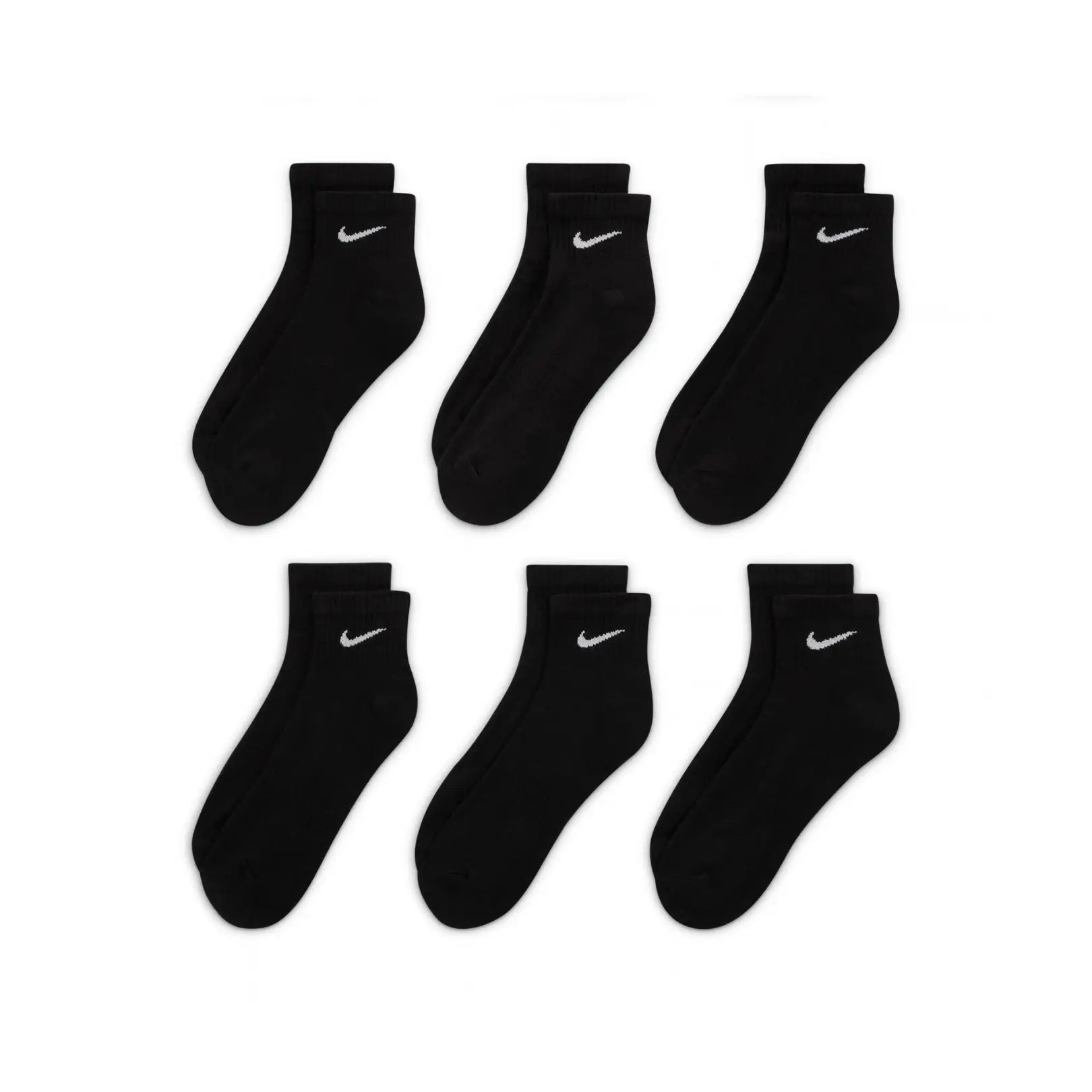 Nike Men Everyday Cushioned Training Ankle Socks (6 Pairs) | SX7669-010