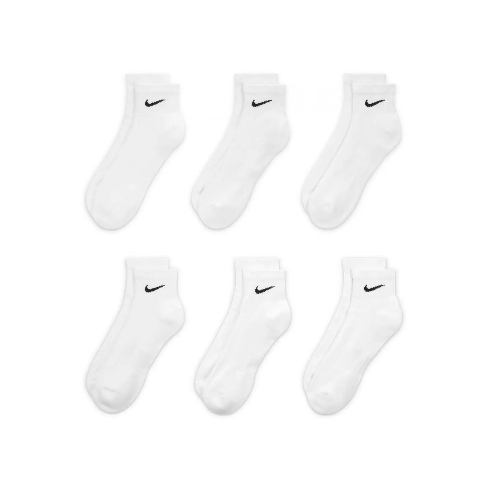 Nike Men Everyday Cushioned Training Ankle Socks (6 Pairs) | SX7669-100