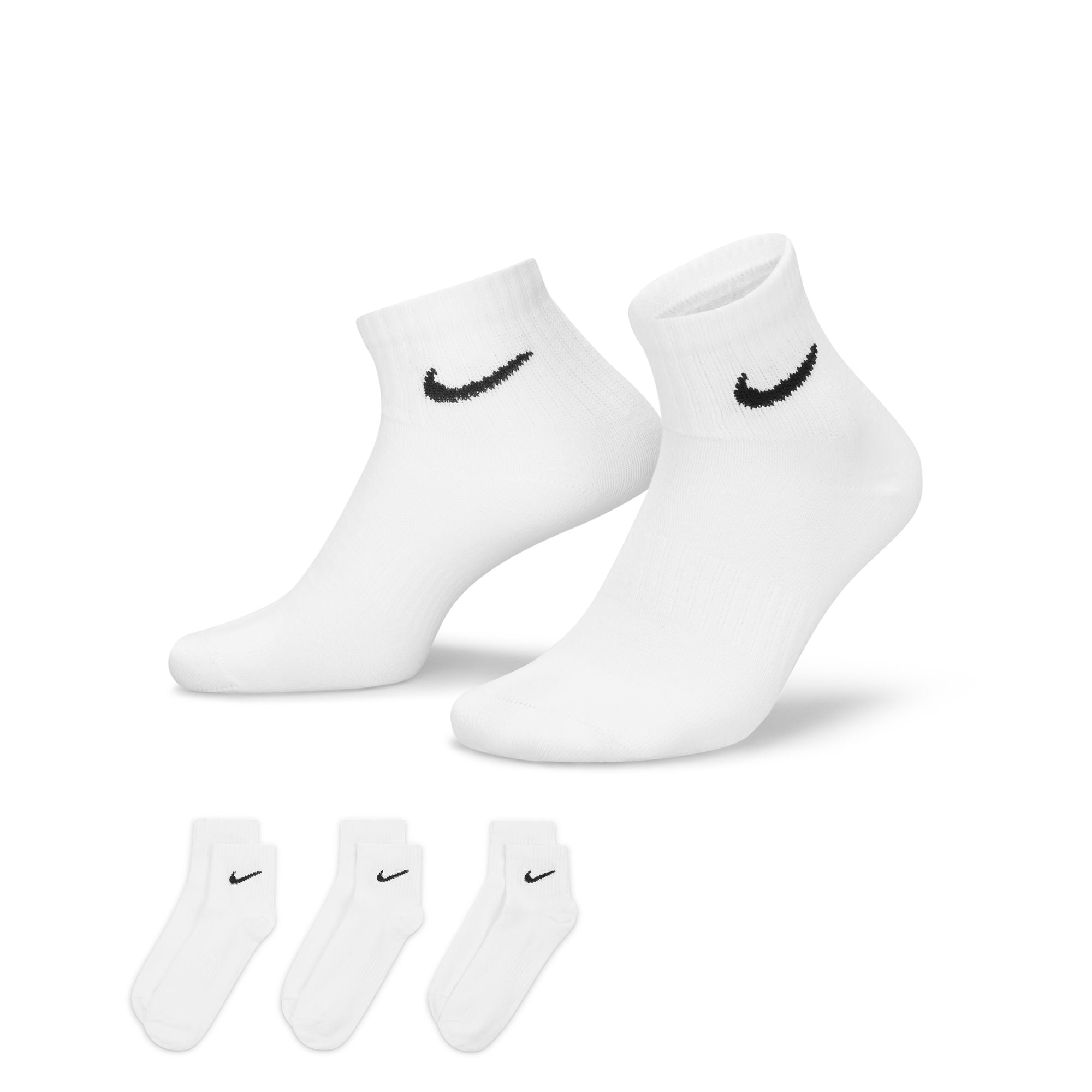 Nike Everyday Lightweight Training Ankle Socks (3 Pairs) | SX7677-100