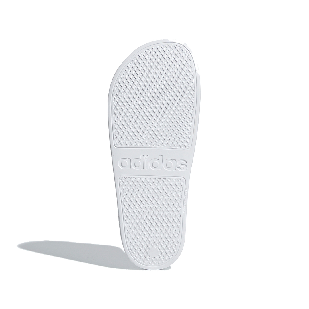 Adidas Men's Adilette Aqua Swim Slides in Cloud White/Core Black