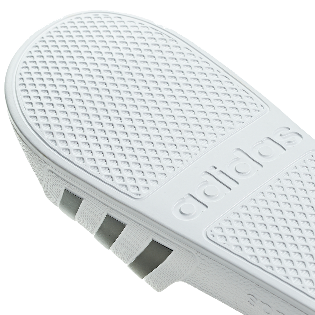 Adidas Men's Adilette Aqua Swim Slides in Cloud White/Core Black
