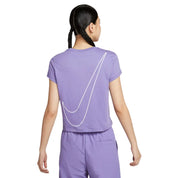 Nike Women Sportswear Club Short-Sleeve Cropped Graphic T-Shirt | HF9457-527