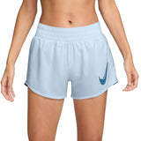 Nike Women One Dri-Fit Mid-Rise Brief-Lined Running Shorts | HJ2196-423