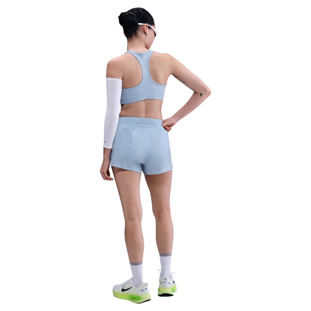 Nike Women One Dri-Fit Mid-Rise Brief-Lined Running Shorts | HJ2196-423