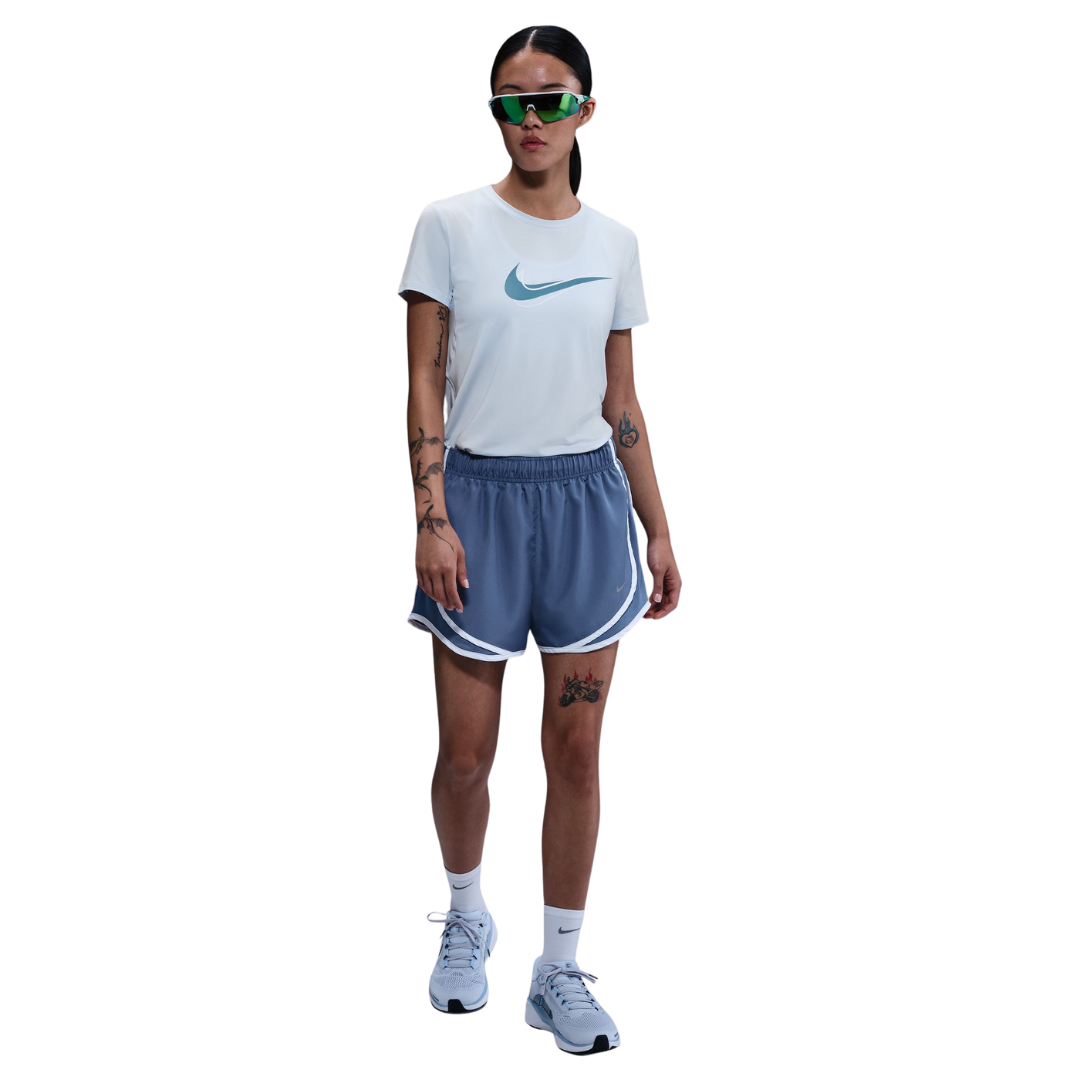 Nike Women One Swoosh Dri-Fit Short-Sleeve Running Top | HJ2205-423