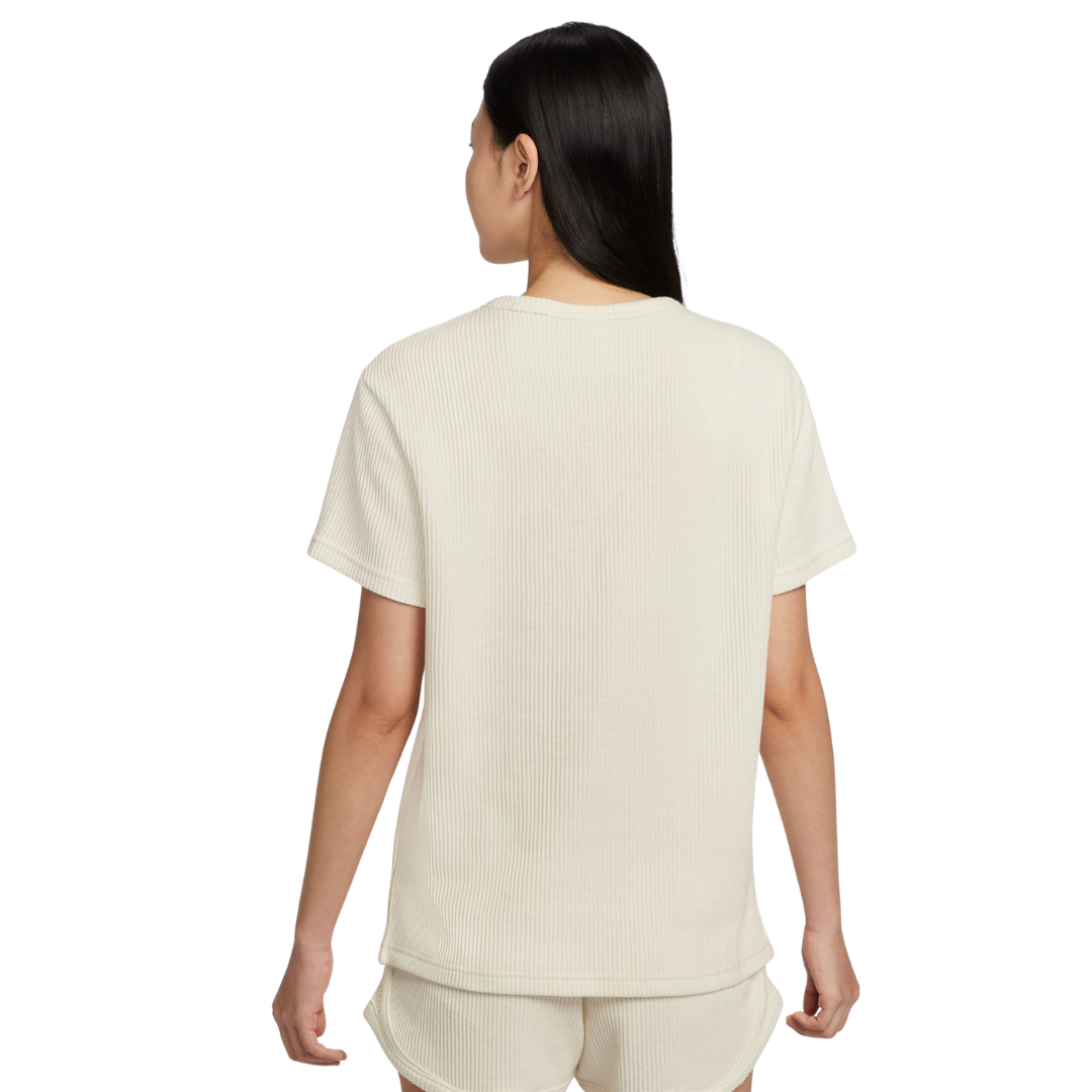 Nike Women Sportswear Chill Waffle Loose Short-Sleeve Top | HJ3839-133