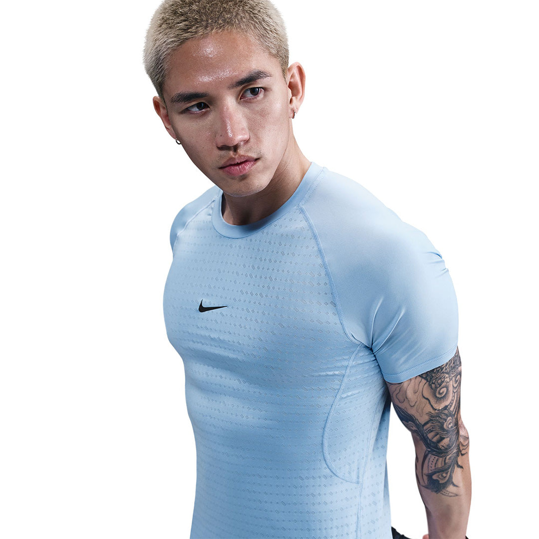 Nike Men Pro Breathe Slim-Fit Short-Sleeve Top | HJ4056-422