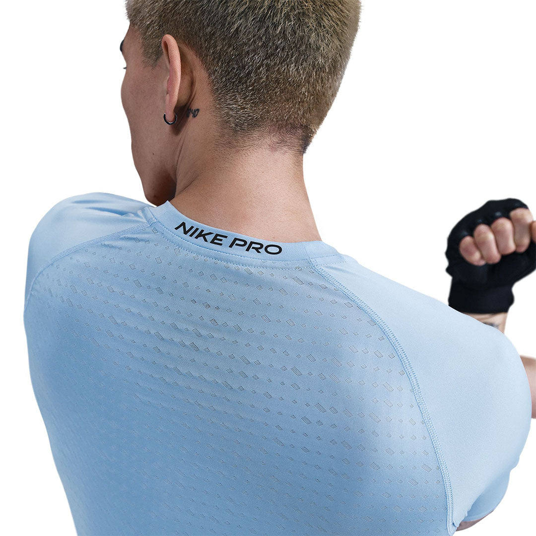 Nike Men Pro Breathe Slim-Fit Short-Sleeve Top | HJ4056-422