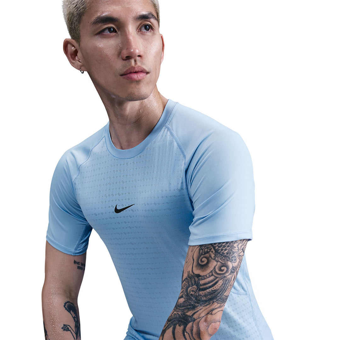 Nike Men Pro Breathe Slim-Fit Short-Sleeve Top | HJ4056-422