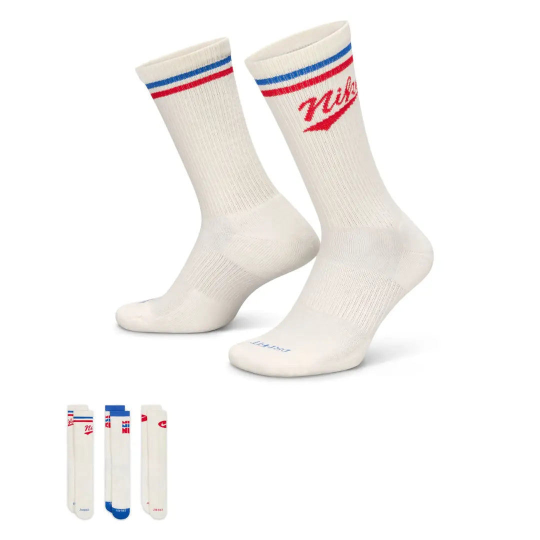 Nike Men Everyday Plus Crew Socks 3 Pair | HJ9336-901