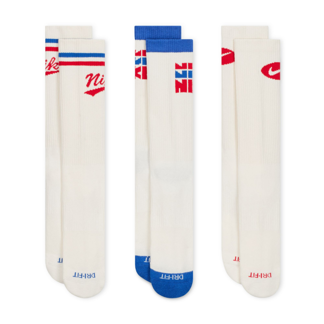 Nike Men Everyday Plus Crew Socks 3 Pair | HJ9336-901
