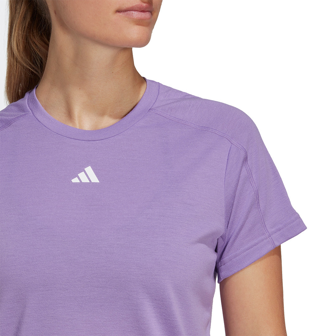 adidas Women AEROREADY Train Essentials Minimal Branding Crewneck Tee –  Sports Central | Sport-T-Shirts