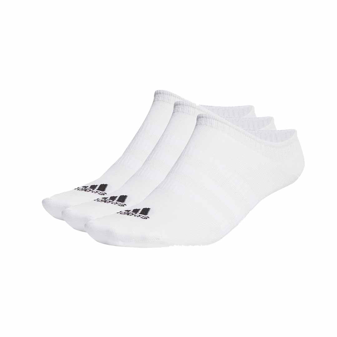adidas Unisex Thin & Light Sportswear No-Show Socks 3 Pairs | HT3463