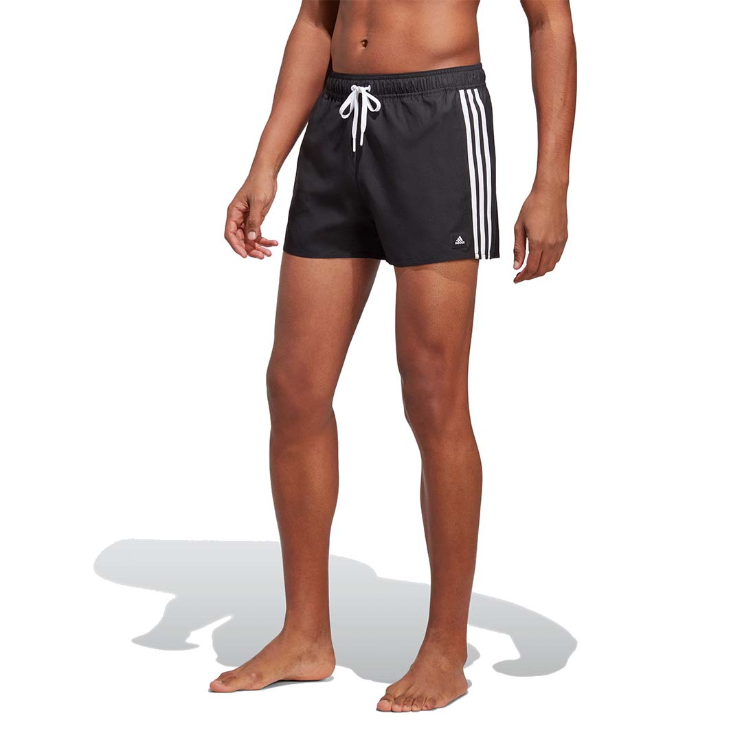 adidas Men 3-Stripes CLX Very-Short-Length Swim Shorts | HT4367