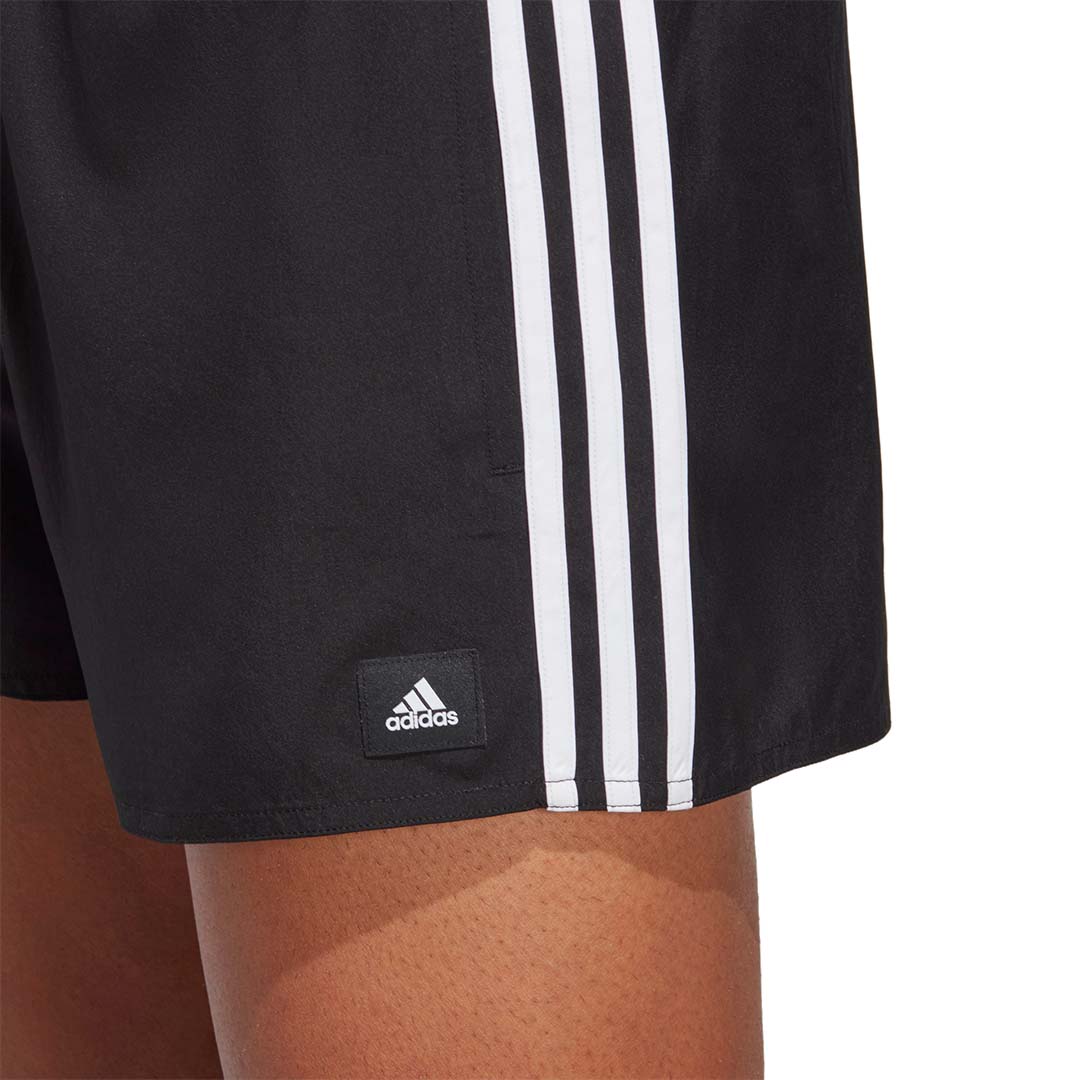 adidas Men 3-Stripes CLX Very-Short-Length Swim Shorts | HT4367