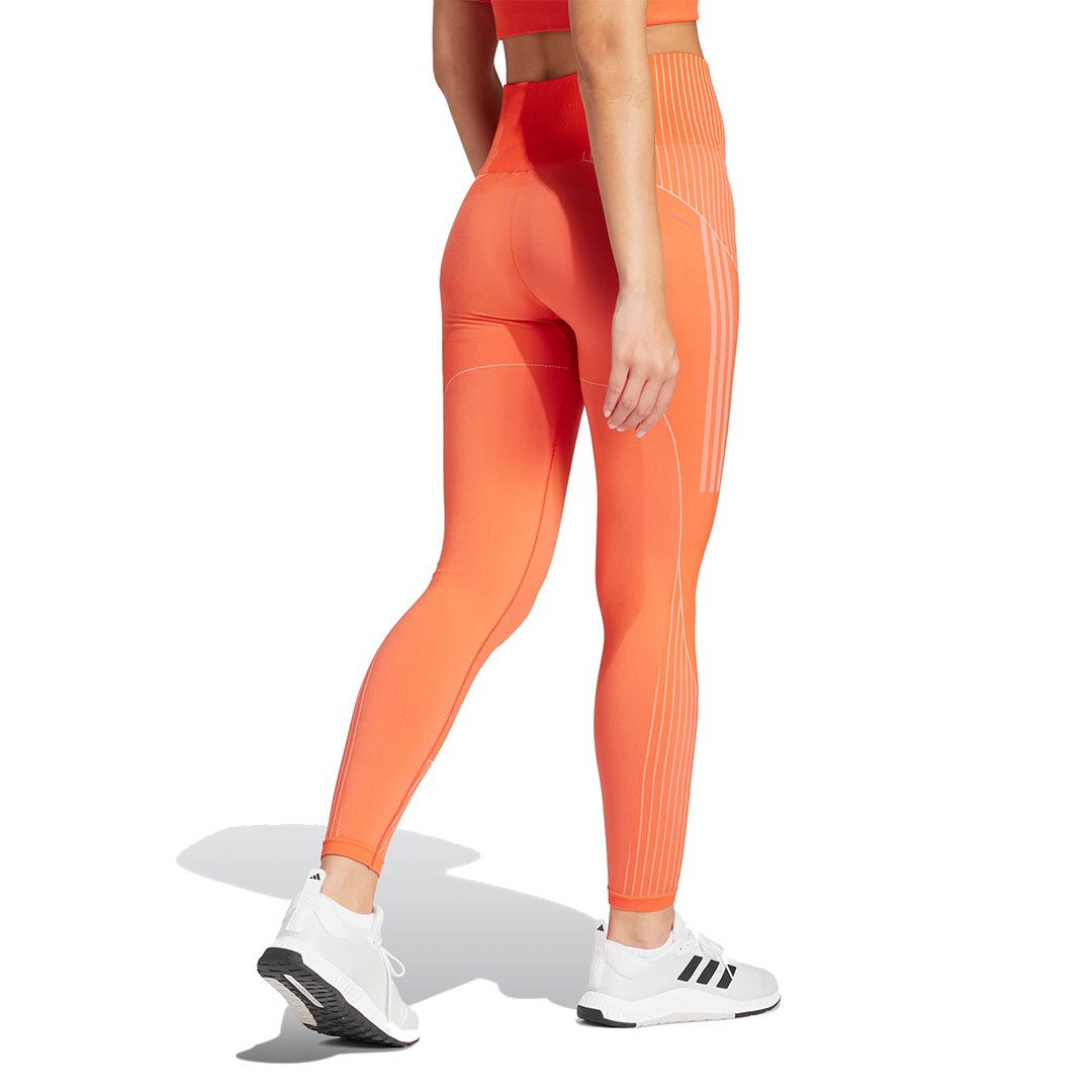 Buy adidas Womens Training Aeroknit High-Rise Tight Leggings Vivid Red