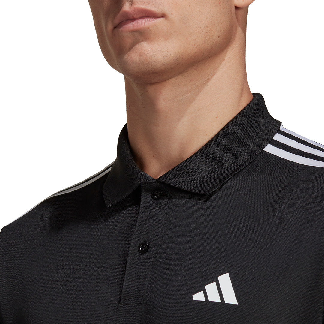 adidas Men Train Essentials Pique 3-Stripes Training Polo Shirt | IB8107