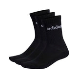 adidas Unisex Linear Crew Cushioned Socks 3 Pairs | IC1301