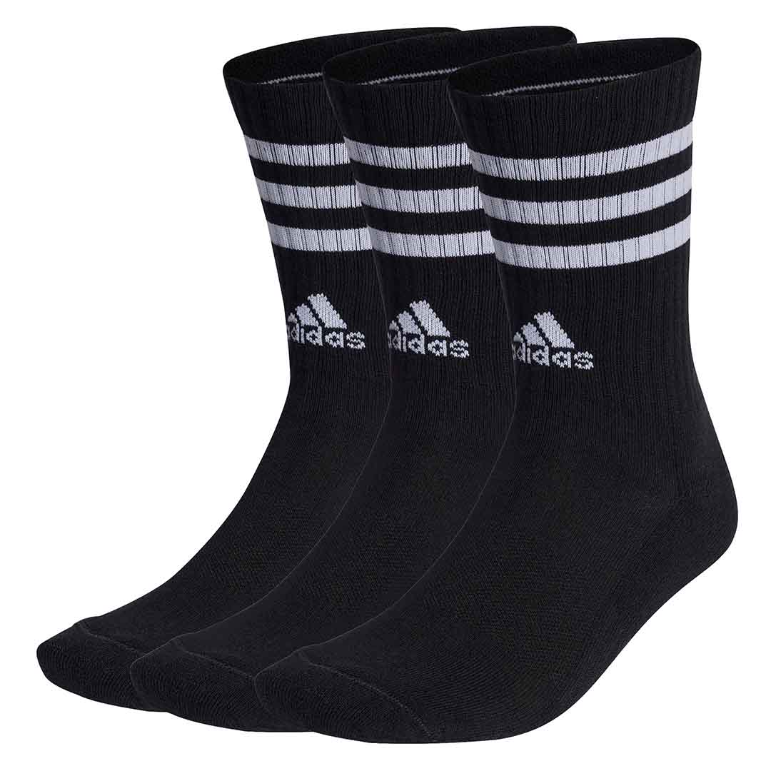 adidas 3-Stripes Cushioned Crew Socks 3 Pairs | IC1321