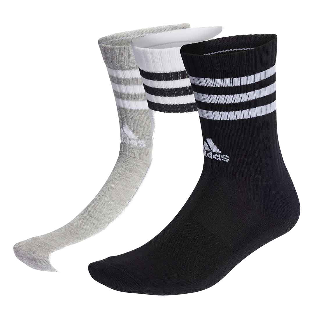 adidas 3-Stripes Cushioned Crew Socks 3 Pairs | IC1323