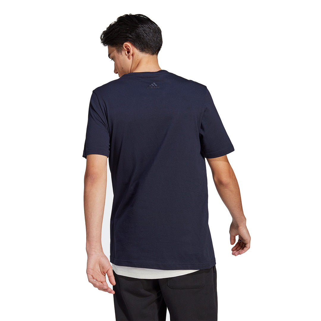 adidas Men Essentials Single Jersey Linear Embroidered Logo T-Shirt | IC9275